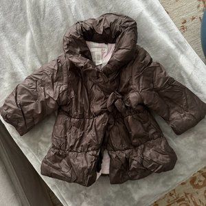 H&M Brown Puffer Coat for Baby Sz 9-12 mos